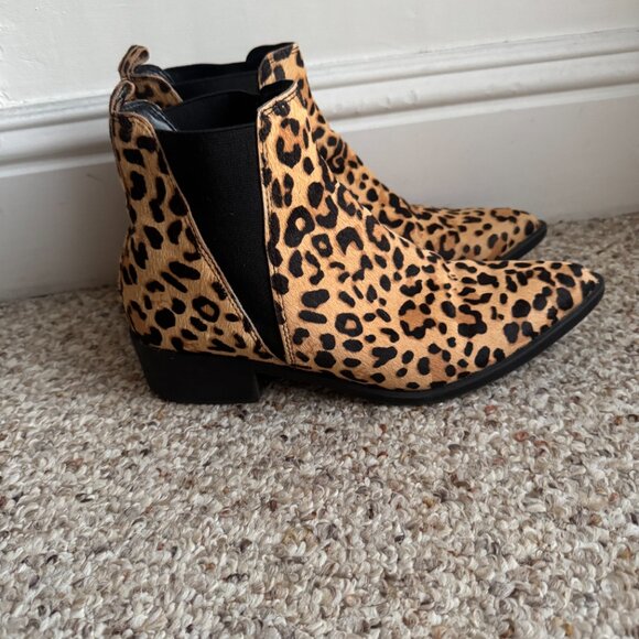 Steve Madden Women's Jerry Leopard Boots - size 6.5 - Picture 4 of 7